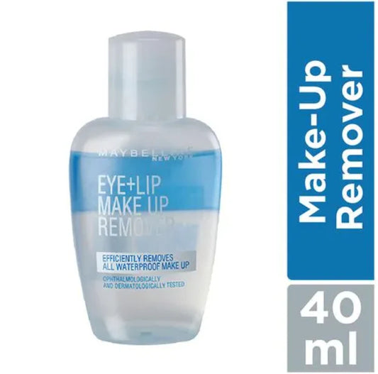 Maybelline New York Biphase Eye & Lip Make-Up Remover, 40 Ml