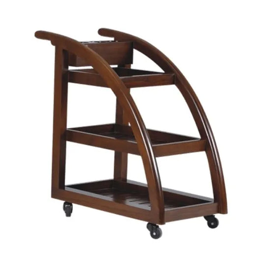 Decorite Carving Wooden Trolley