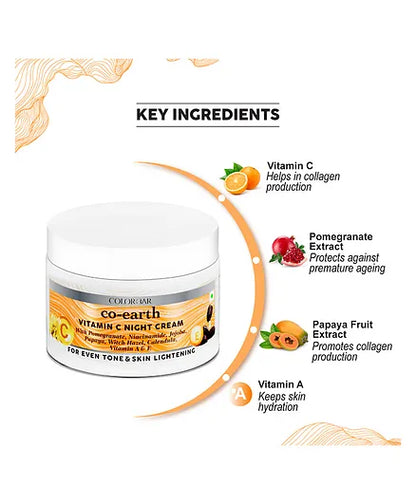 Colorbar Co-Earth Vitamin C Night Cream