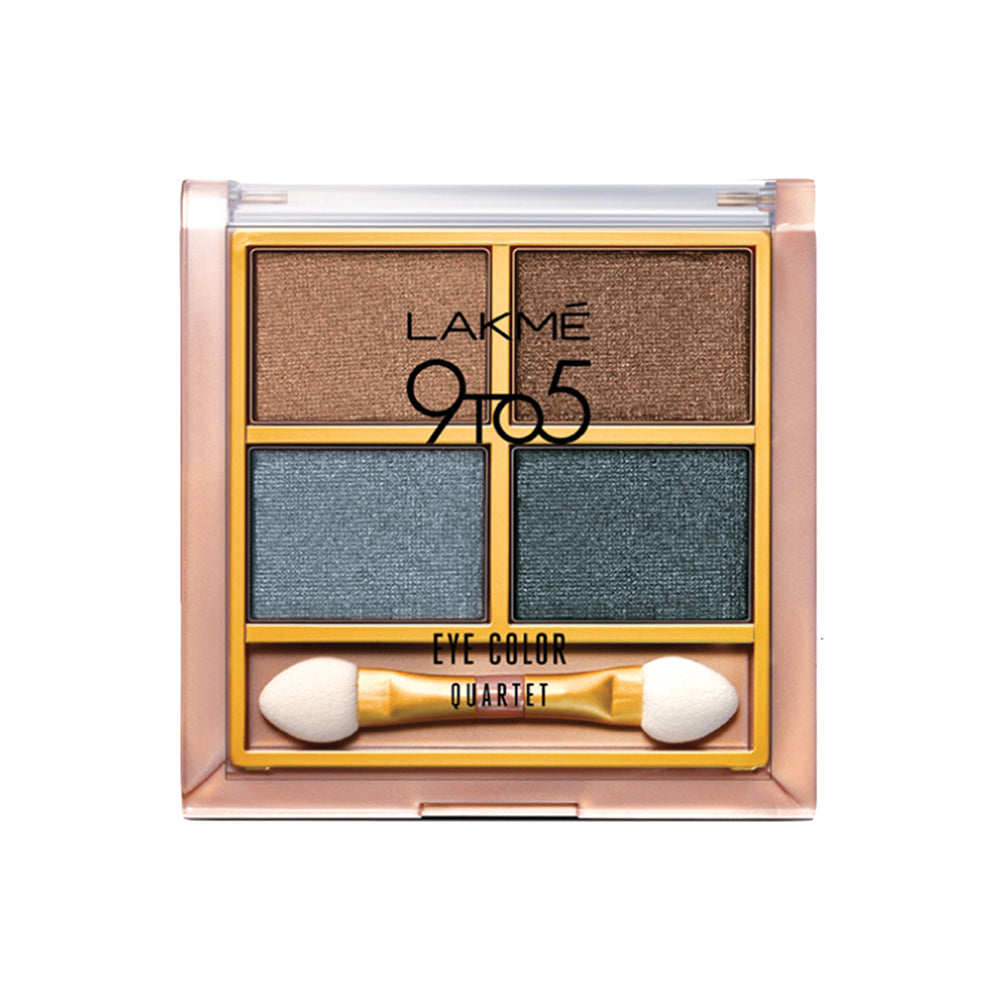 Lakme 9 To 5 Eye Color Quartet Eye Shadow - Smokey Glam