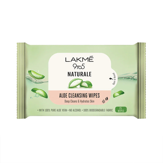 Lakme 9to5 Natural Aloe Cleansing Wipes