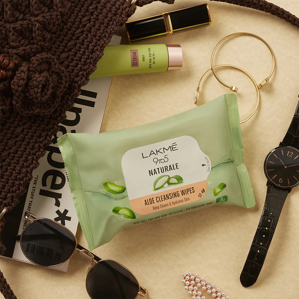 Lakme 9to5 Natural Aloe Cleansing Wipes