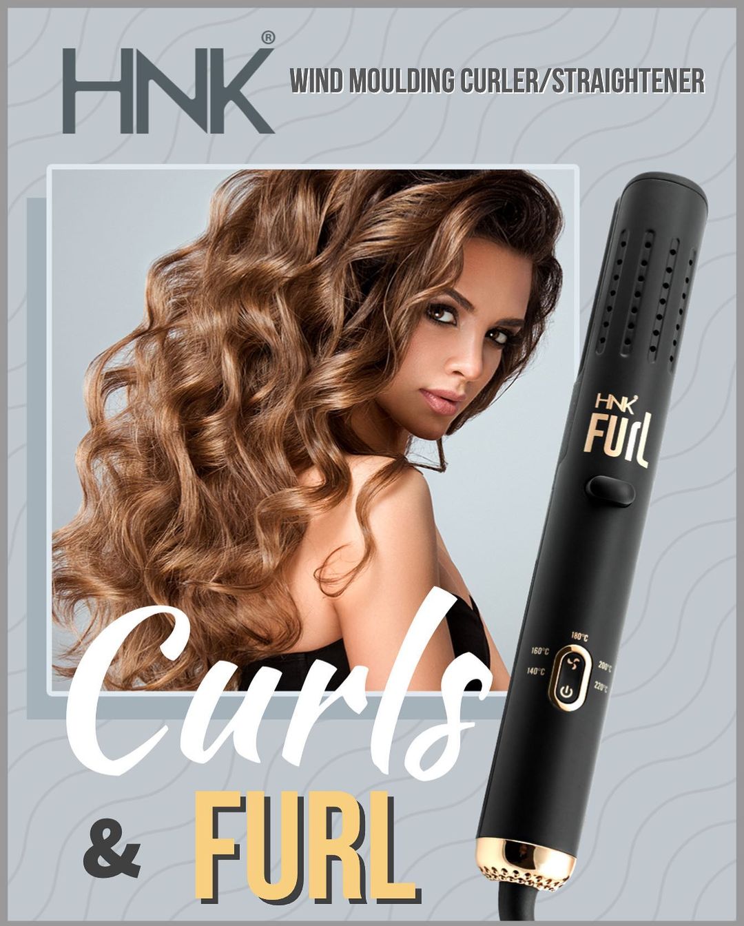 HNK FURL Premium Curler 140c - 220c