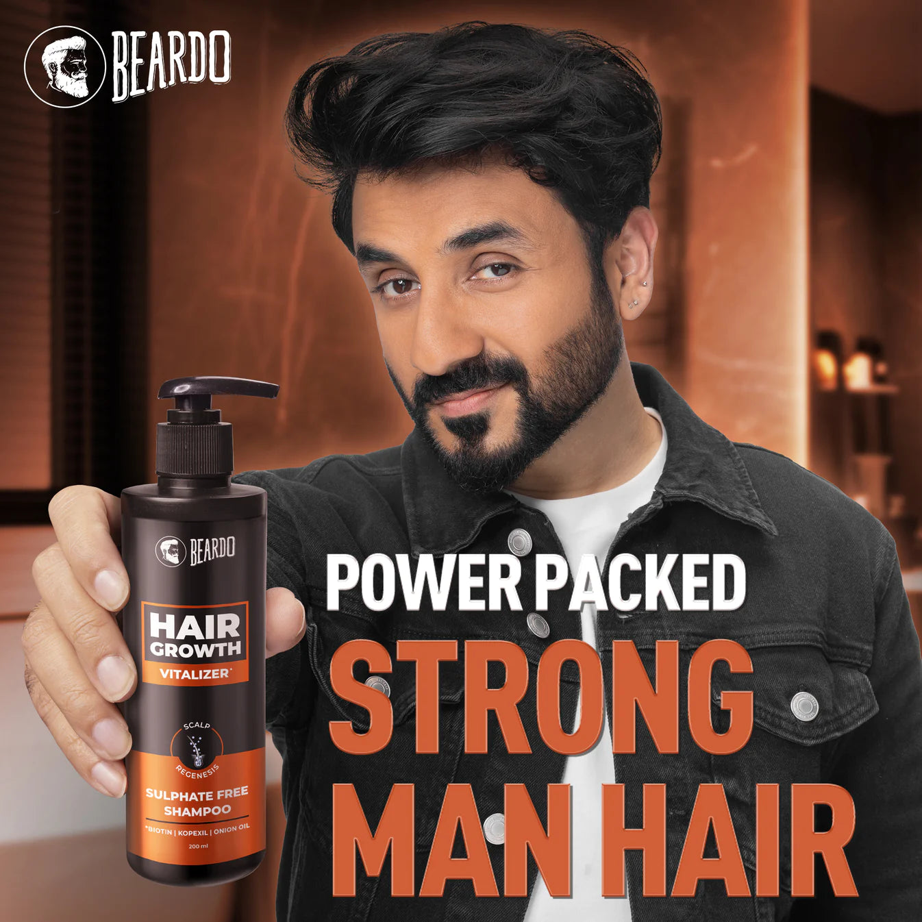 Beardo Hair Growth Sulphate Free Shampoo 200ml