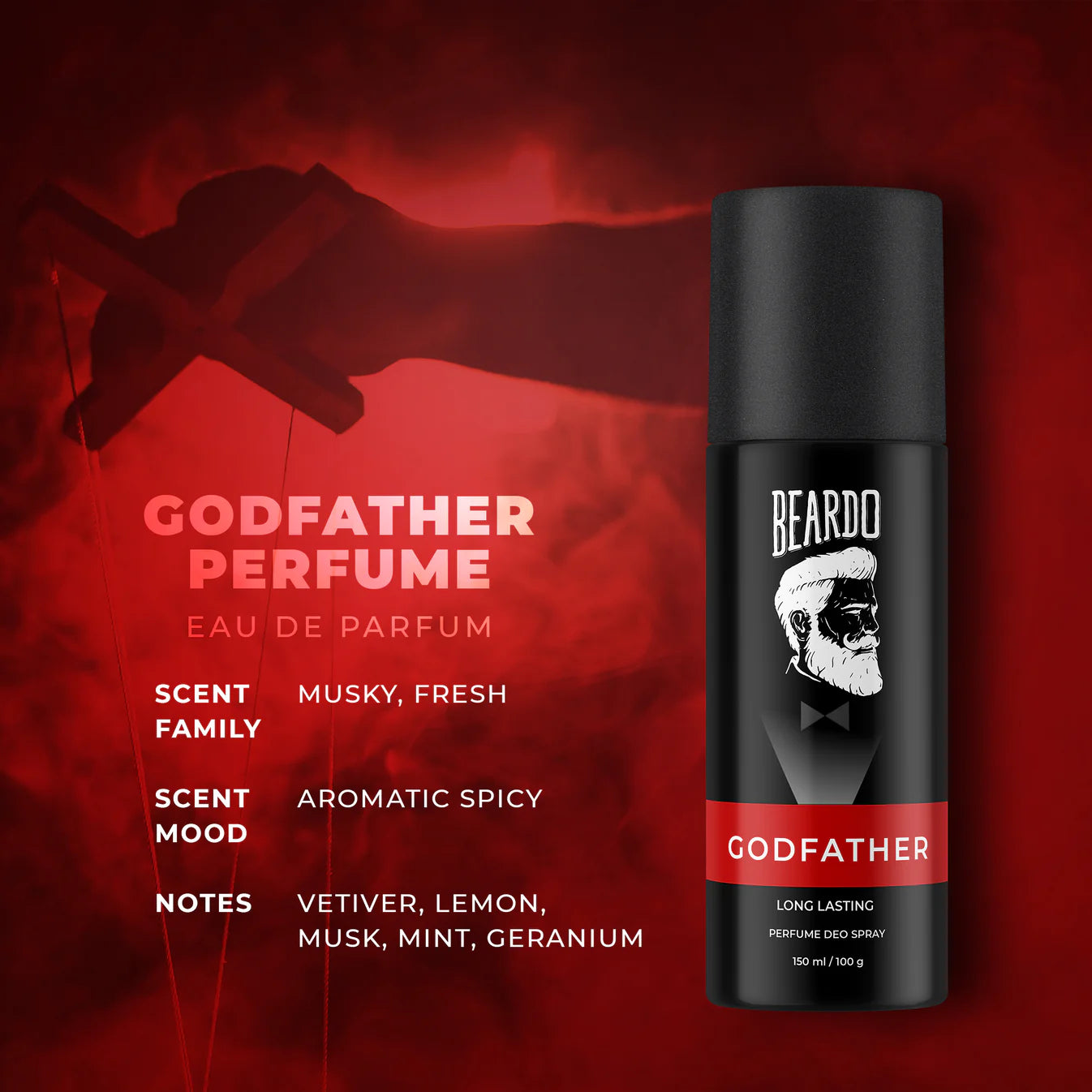 Beardo Godfather Perfume Deo Spray 150ML