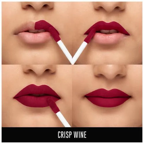 Lakme 9to5 Primer + Matte Liquid Lip Color - MM3 Crisp Wine
