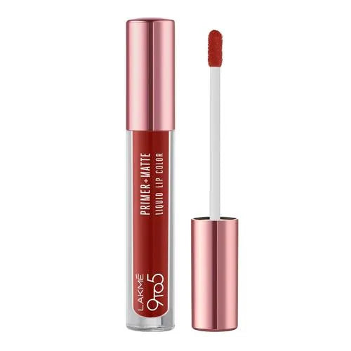 Lakme 9to5 P + M Liquid Lip Color - MR5 Rustic Red