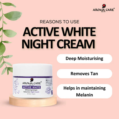 Aroma Care Active White Whitening & Spot Reduction Night Cream