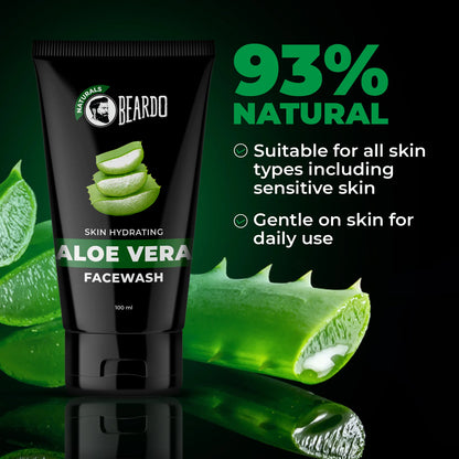 Beardo ALOE VERA Natural Facewash (For Dry Skin) 100ml