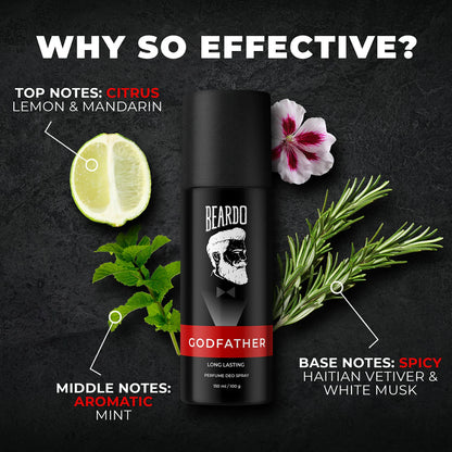 Beardo Godfather Perfume Deo Spray 150ML