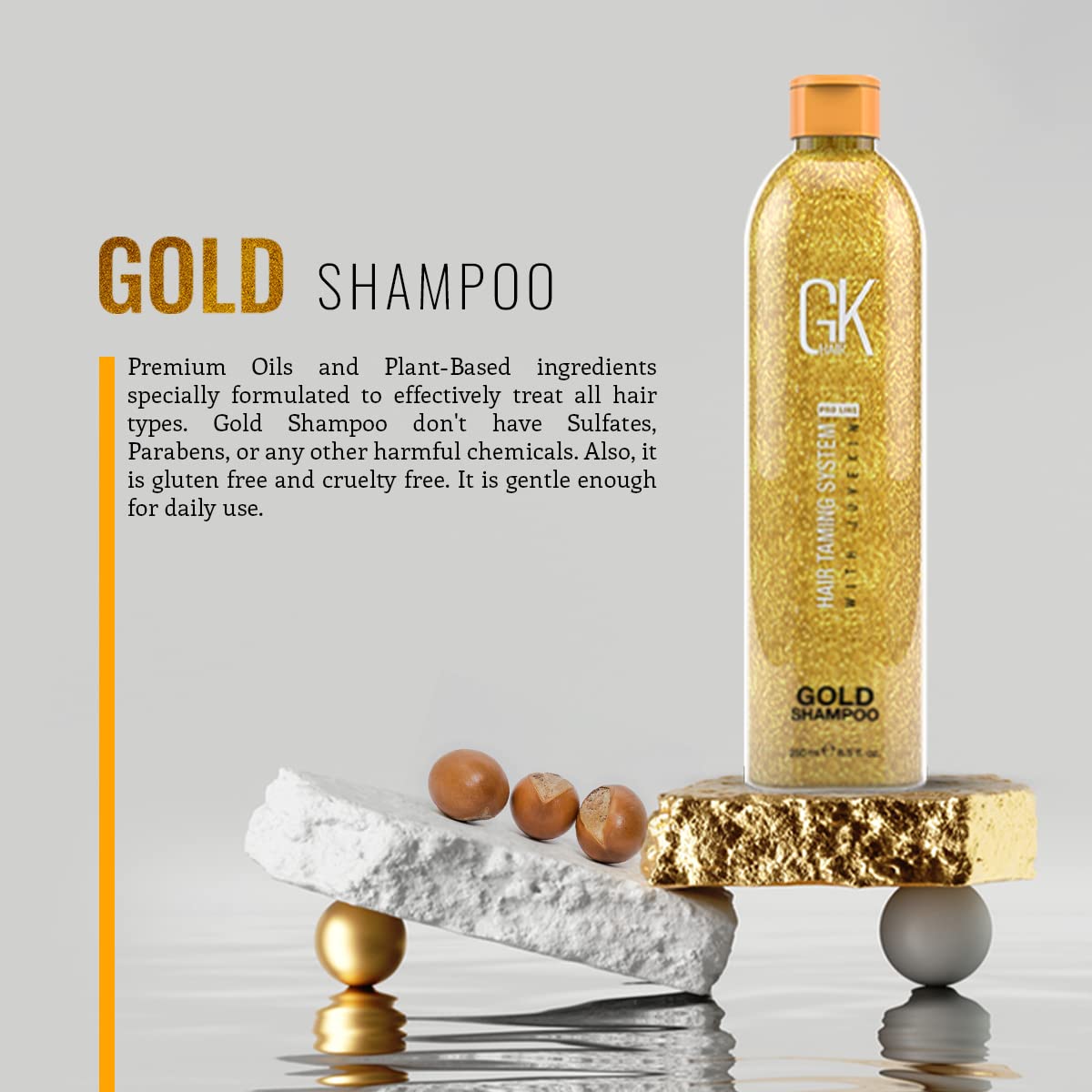 GK Hair Gold Shampoo 250 Ml