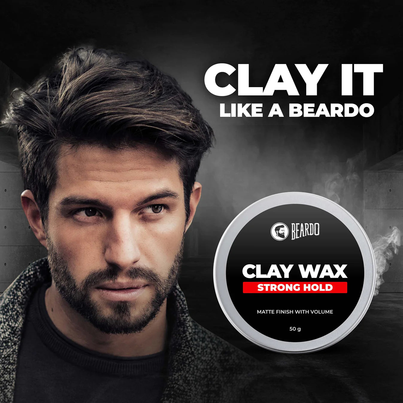 Beardo HAIR CLAY Wax - Strong Hold