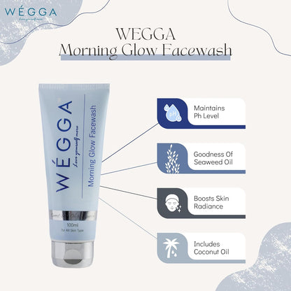 Wegga Morning Glow Facewash 100ml