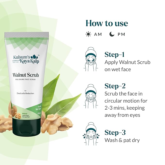 Kulsum Kayakalp Walnut Face Scrub