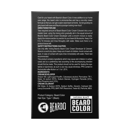 Beardo Beard Color for Men - Natural Black