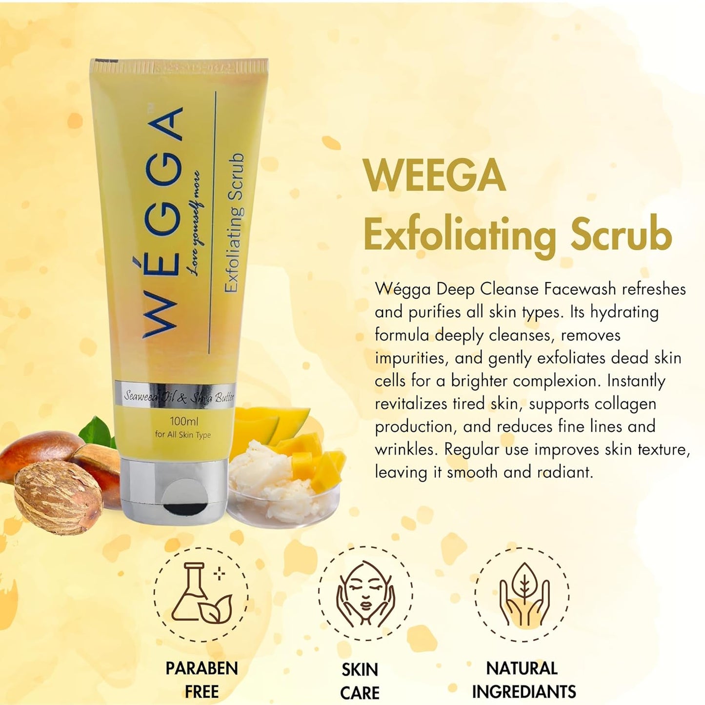 Wegga Exfoliating Scrub 100ml