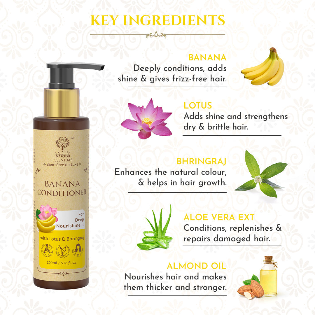 KHADI Banana Conditioner , 200ml