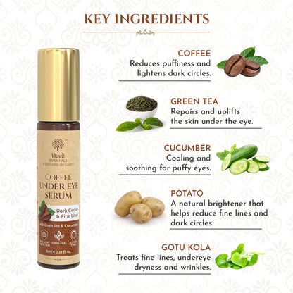 KHADI Coffee Under Eye Serum - 10ml , 10ml