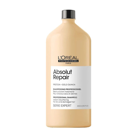 Loreal Professional Serie Expert Gold Quinoa + Protein Absolut Repair Shampoo 1500Ml