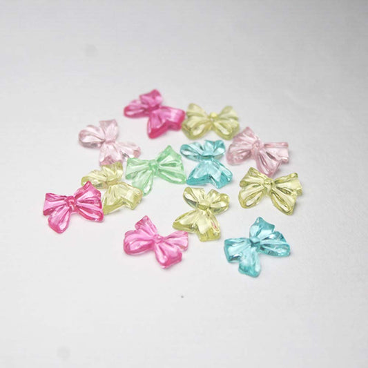 Lick Nails Bows Plain 30 Pcs pack