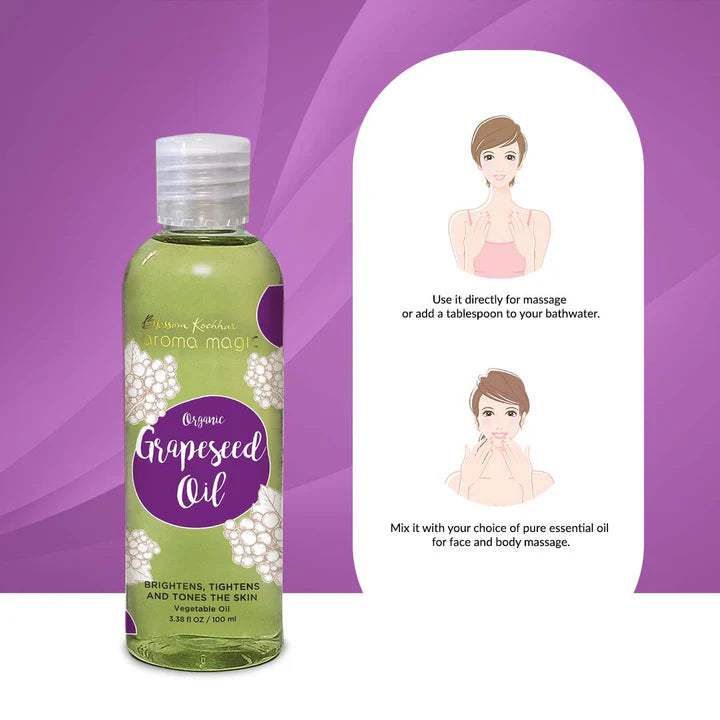 Aroma Magic Grapeseed Oil (100ml)