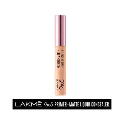 Lakme 9to5 Primer + Matte Liquid Concealer - 10 Ivory