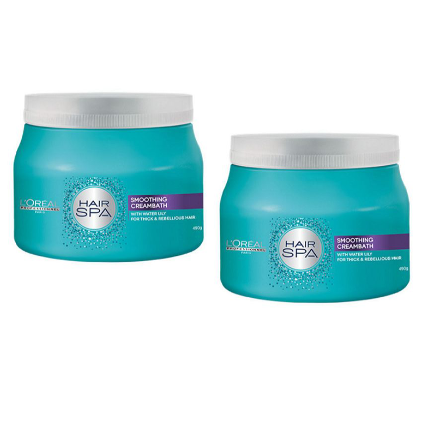 L'Oreal HAIR SPA SMOTHING CREAMBATH 490G