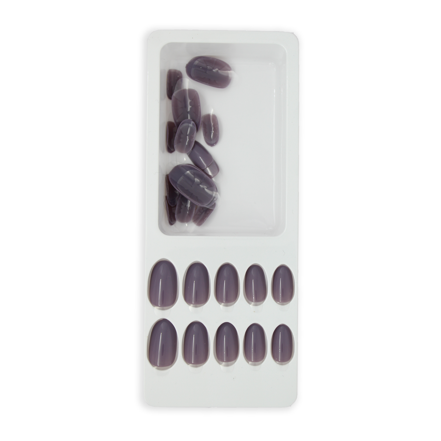 LICK NAILS Chocolate Brown Square Press On Nails