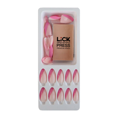 LICK NAILS French Pink Stilettos Press On Nails