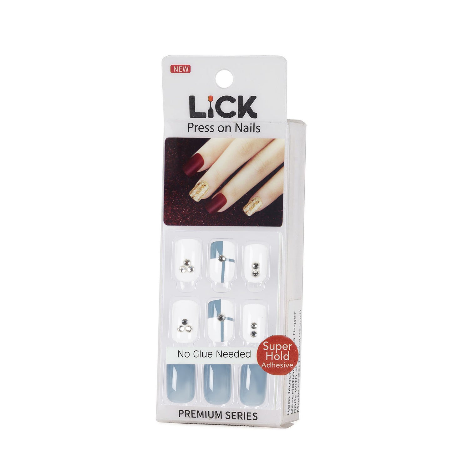 LICK NAILS Matte Designer Press on Nails