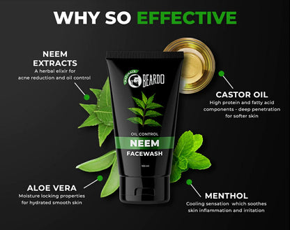 Beardo Neem Facewash for Men 100ml