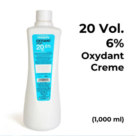 Loreal P-Oxydant Creme 20 Vol 6% Developer (1000 ml)