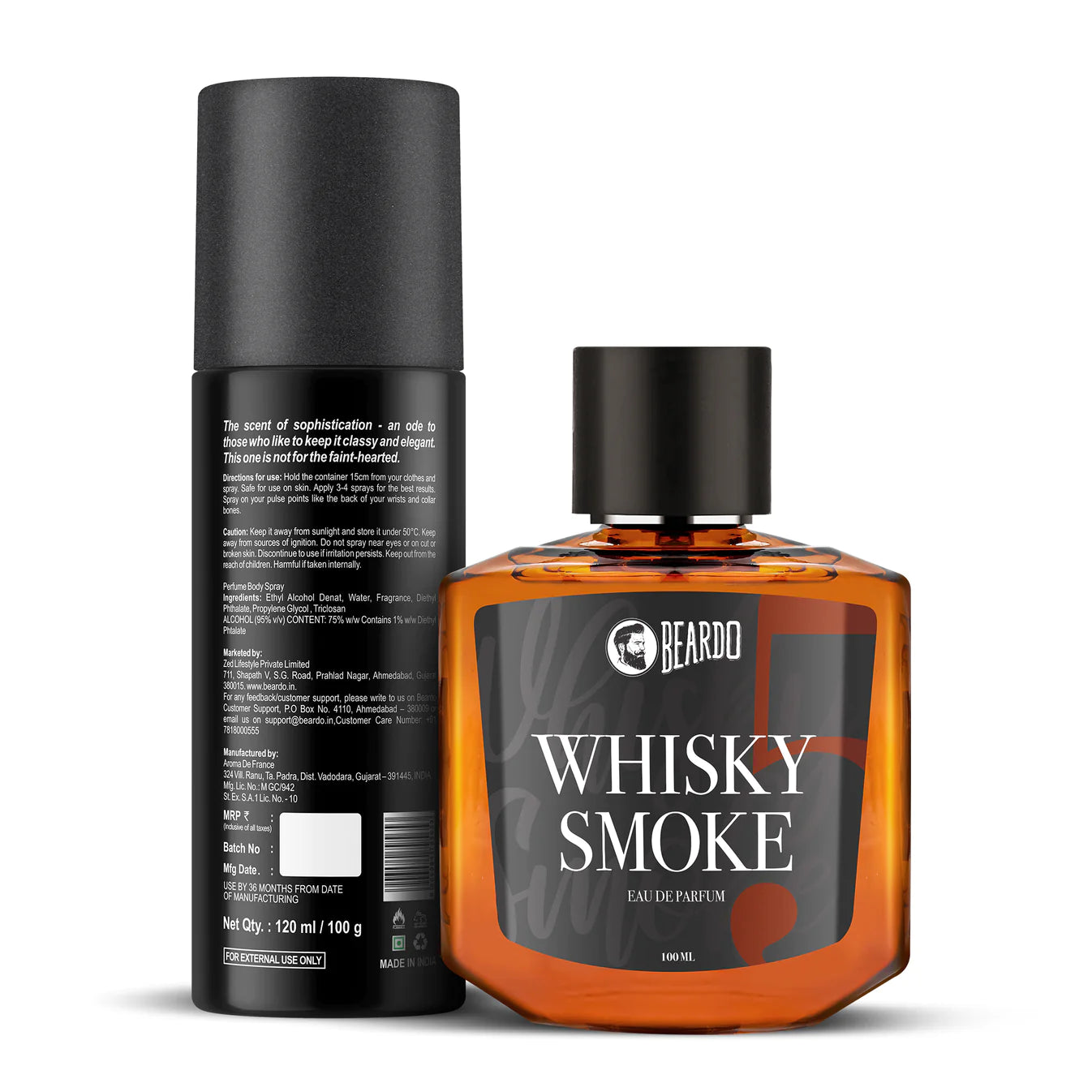 Beardo Whisky Smoke Perfume Combo