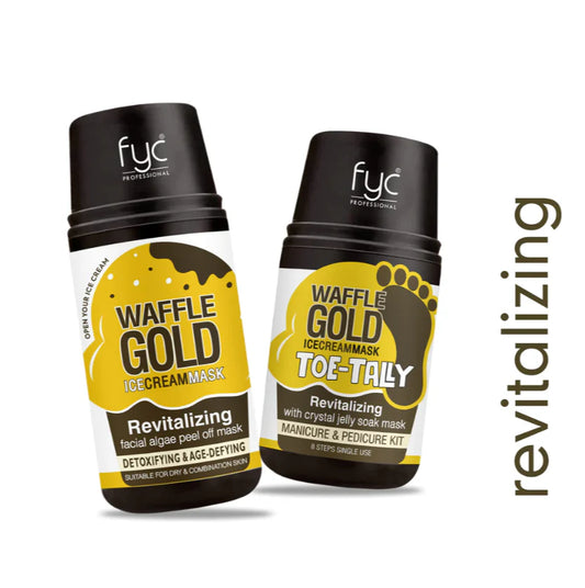 FYC Waffle Gold Facial Kit & Mani Pedi Combo