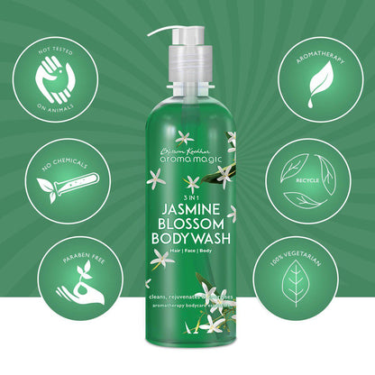 Aroma Magic 3 In 1 Jasmine Blossom Bodywash (Hair- Face- Body)