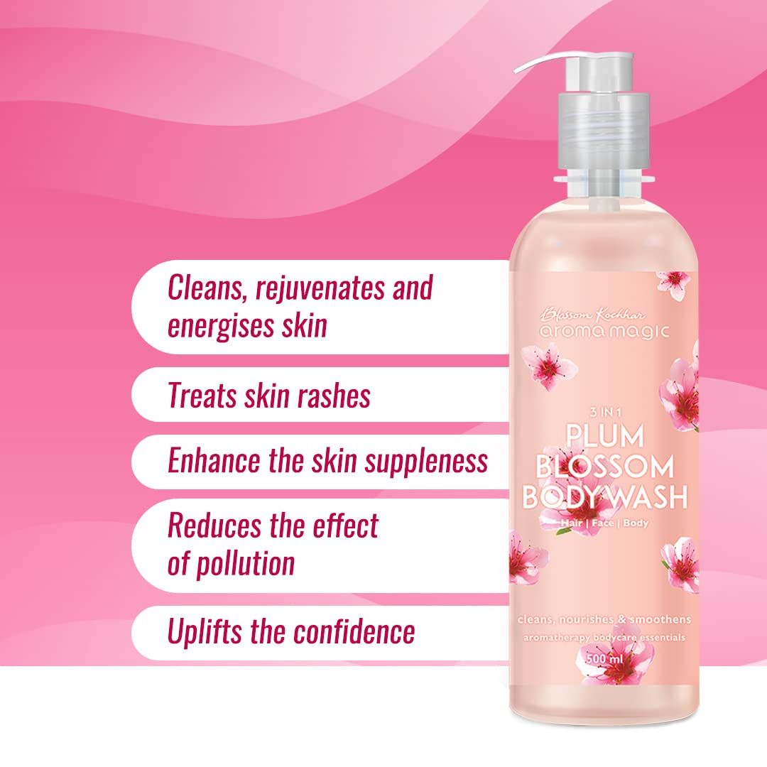 Aroma Magic 3 In 1 Plum Blossom (Hair- Face- Body Wash)