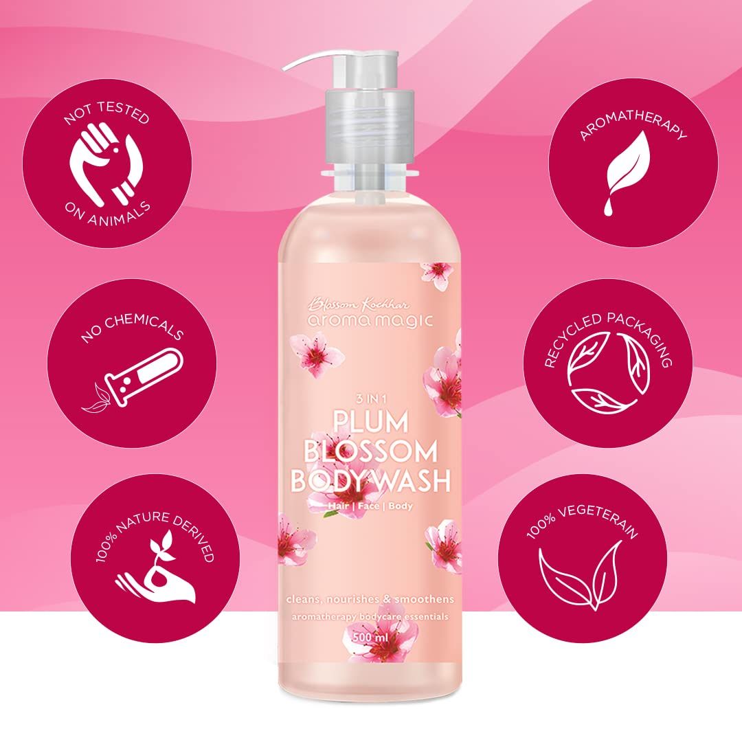 Aroma Magic 3 In 1 Plum Blossom (Hair- Face- Body Wash)