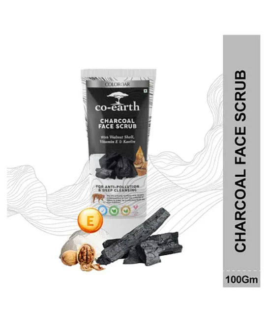 Colorbar Co Earth Charcoal Face Scrub - 100 Gm