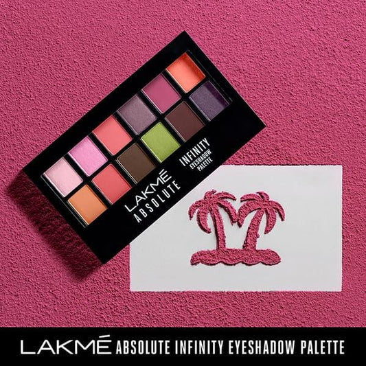 Lakme Absolute Infinity Eye Shadow Palette - Pink Paradise