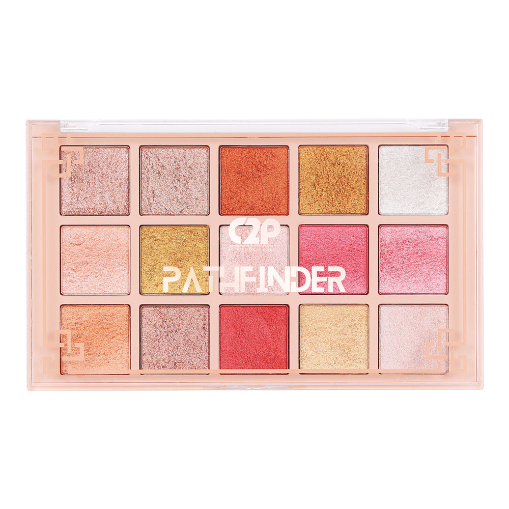 C2P PATHFINDER 15 COLOR EYE SHADOW PALETTE