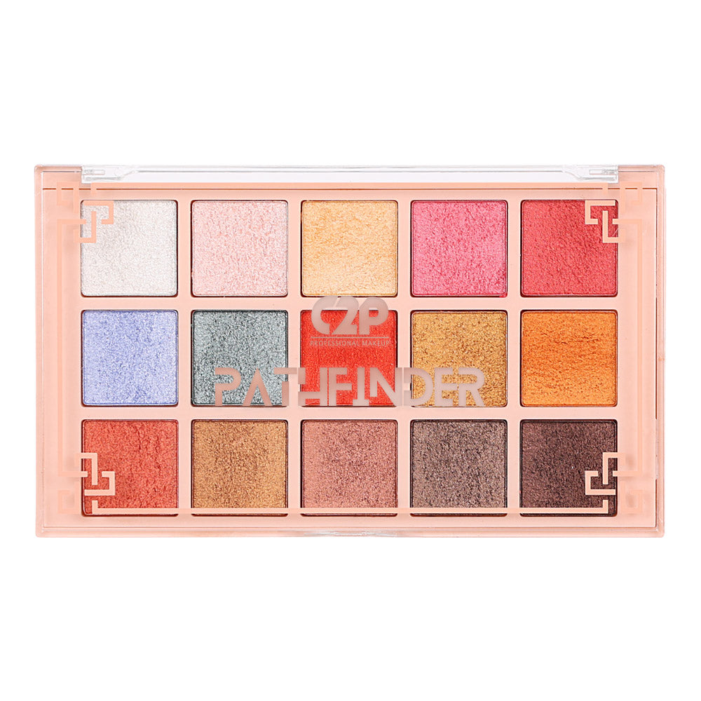 C2P PATHFINDER 15 COLOR EYE SHADOW PALETTE