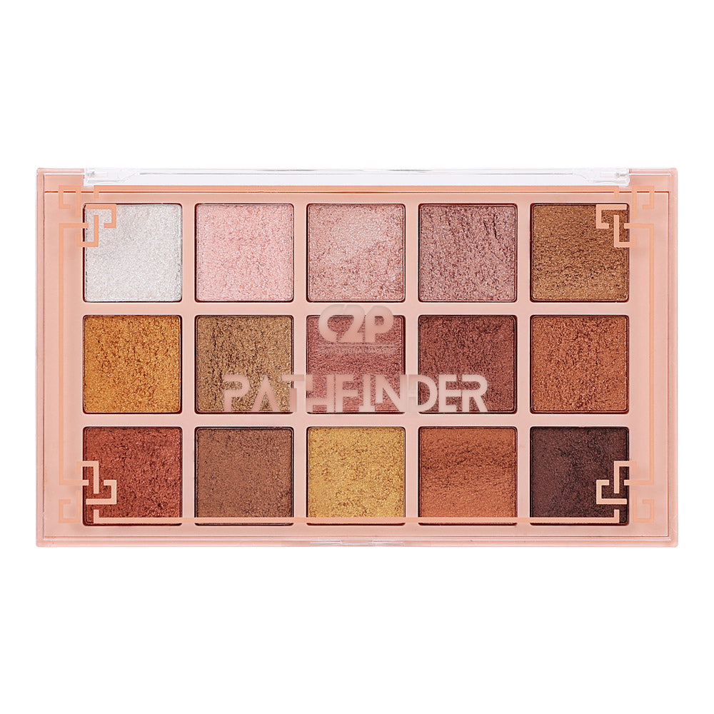 C2P PATHFINDER 15 COLOR EYE SHADOW PALETTE