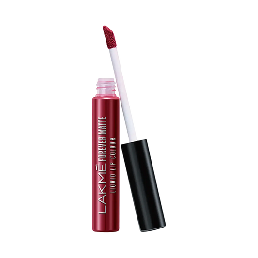 Lakme Forever Matte Liquid Lip Color - Crimson Rose (5.6ml)